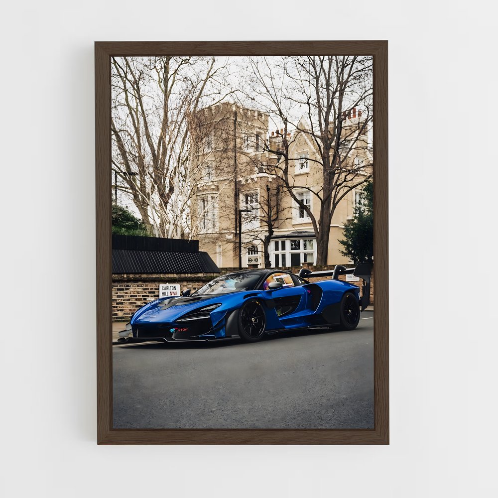 Poster magnifique Senna gtr – affiche Mclaren (vue 5)